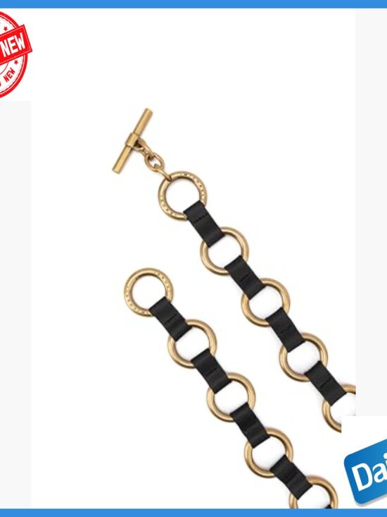 Small-Medium Metal Alloy Chained Belt with Adjustable Buckle main image 5